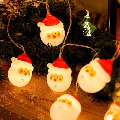 LED Santa Claus Lighting Chain Christmas Decorative Lights