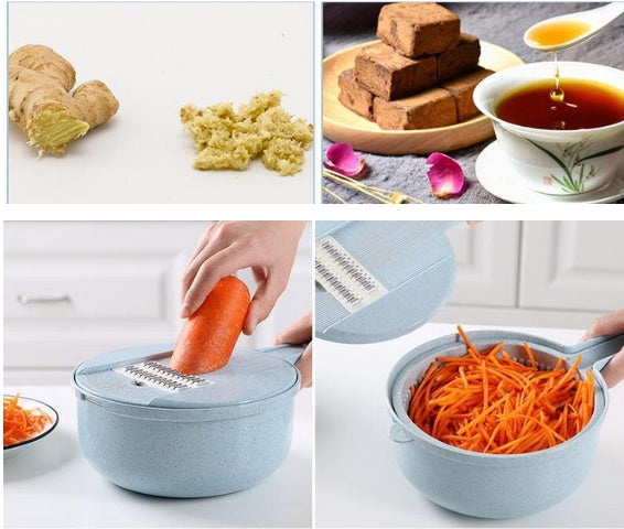 Vegetable Slicer With Strainer Vegetable Cutter