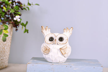 Owl Auspicious Animal Home Decoration