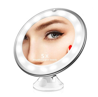 Magnifying LED Lighted Makeup Mirror