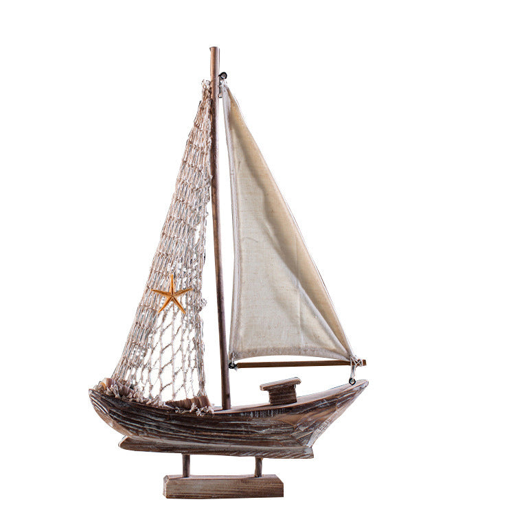 Home Decoration Antique Fishing Boat Model