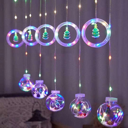 Christmas Curtain Lighting Chain Decoration