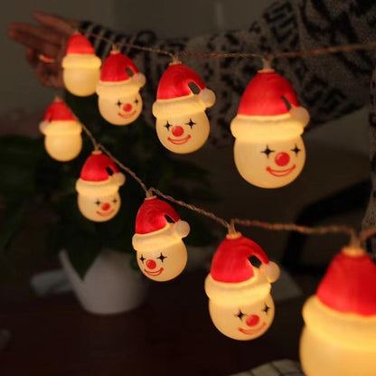 LED Santa Claus Lighting Chain Christmas Decorative Lights