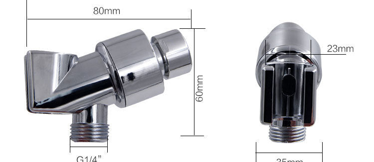 Propeller Driven Shower Head Nozzle