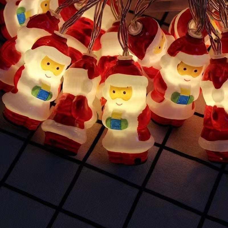 LED Santa Claus Lighting Chain Christmas Decorative Lights