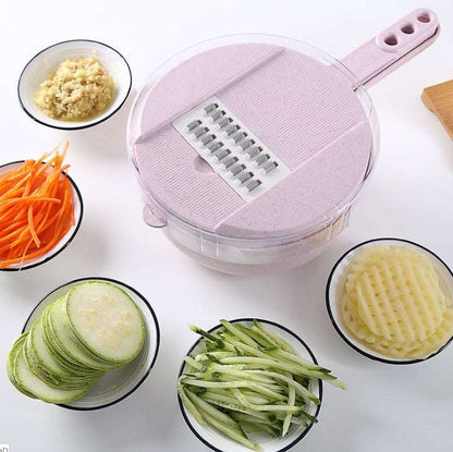 Vegetable Slicer With Strainer Vegetable Cutter