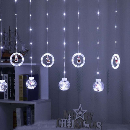 Christmas Curtain Lighting Chain Decoration