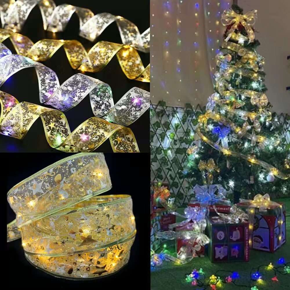 Christmas Tree Decoration Ribbon Led Lighting Chain