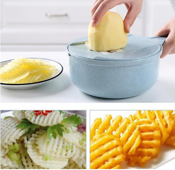 Vegetable Slicer With Strainer Vegetable Cutter