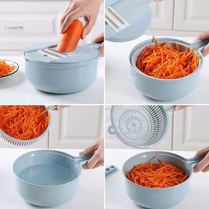 Vegetable Slicer With Strainer Vegetable Cutter