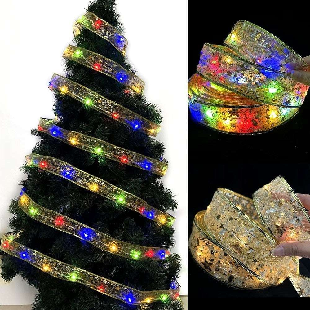 Christmas Tree Decoration Ribbon Led Lighting Chain